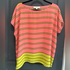COPY - LOFT striped top. Size L